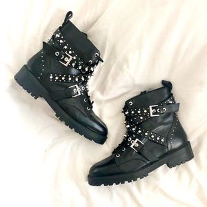 Zara combat boots